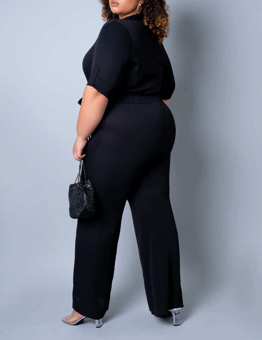 Midnight Memories Wide-Leg Belted Jumpsuit